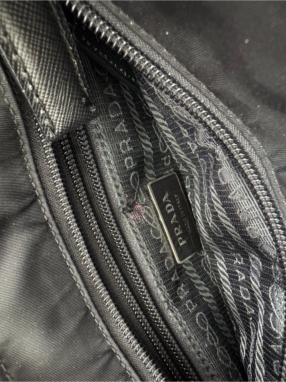 Prada Black Nylon Crossbody Messenger Bag - Picture 4 of 16
